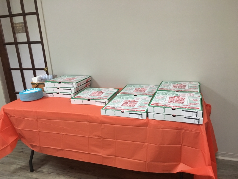 Pizza Party July 2019 Class